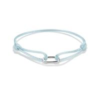 Thomas Sabo Pulsera Textil Turquesa Connect Plata de Ley 925 C1210-001-17-L24V