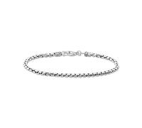 THOMAS SABO Pulsera Venezia para hombre de plata de ley 925 ennegrecida, longitud 16 cm, A2086-637-21-L16, 16 cm, Plata de ley, No es una piedra preciosa