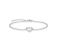 Thomas Sabo - Pulseras con Símbolos y Motivos, Pulsera con Corazón con Circonitas