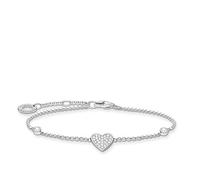 Thomas Sabo - Pulseras con Símbolos y Motivos, Pulsera con Corazón con Piedras