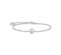 Thomas Sabo - Pulseras con Símbolos y Motivos, Pulsera con Símbolo de la Paz