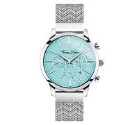 Thomas Sabo Reloj Analógico para Hombres de Cuarzo con Correa en Acero Inoxidable WA0366-201-215-42 mm