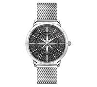 THOMAS SABO Reloj Analógico para Unisex-Adultos de Cuarzo con Correa en Acero Inoxidable WA0349-201-203-42 mm