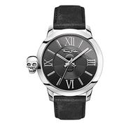 Thomas Sabo Reloj Analogico para Hombre de Cuarzo con Correa en Cuero WA0296-218-203-46 mm