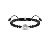 THOMAS SABO Sabo A2049-811-11-L22V - Pulsera unisex de plata de ley 925 ennegrecida, tamaño 15 cm - 22 cm, 22cm, Plata, No es una piedra preciosa