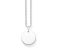 THOMAS SABO Sabo KE2133-001-21-L50 - Collar con colgante de plata de ley (50 cm), talla única, Plata esterlina, Circonia cúbica