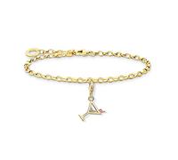 THOMAS SABO Sabo SET0611-995-39-L17 - Juego de pulsera para mujer, plata de ley 925, 17 cm, Plata esterlina, Circonita cúbica