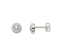 Thomas Sabo SCH150029 - Pendientes de plata de ley 925 con circonitas blancas