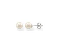 Thomas Sabo SCH150036 - Pendientes de plata 925 con perla blanca y corte ovalado