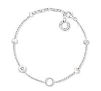 Thomas Sabo X0271-646-7 - Brazalete para mujer, diseño de Steine Charm Club, plata de ley 925