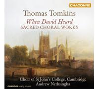 Thomas Tomkins Thomas Tomkins: When David Heard: Sacred C (CD) (Importación USA)