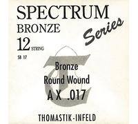 Thomasitk Cuerda para Guitarra Acústica Spectrum Sol .026rw, Entorchado Redondo, Bronce
