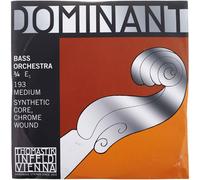 Thomastik Cuerda para Contrabajo 3/4 Dominant - cuerda Mi núcleo sintético, entorchado cromo, afinación para orquesta, medio