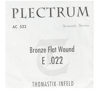 Thomastik cuerda Mi .022 bronce, entorchado sedoso, entorchado plano AC522 para Guitarra Acústica Plectrum Acoustic Series juego AC211