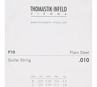 Thomastik Cuerda Mi1 .010 acero, bañado en latón P10 para guitarra clásica, acústica y eléctrica juego KF110, SB110, SB210, AC110, AC210, JS110