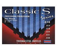Thomastik Cuerda Mi6 .038fw alambre plano niquelado sobre alma de acero KF38 para Guitarra Clásica Classic S Series juego KF110