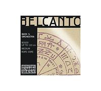 Thomastik cuerda para Contrabajo 3/4 Belcanto - cuerda Fa# (Fa sostenido) núcleo de cable de acero, entorchado cromo, afinación solista, medio