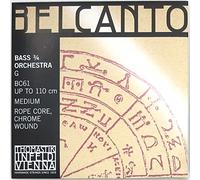 Thomastik-Infeld Cuerda para contrabajo Belcanto BC61 Sol 3/4, medio, núcleo acero, entorchado cromo
