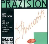 Thomastik cuerda para Contrabajo 4/4 Precisión - cuerda Si núcleo de acero sólido, entorchado cromo, afinación orquesta, medio