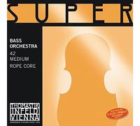 Thomastik cuerda para Contrabajo 4/4 Superflexible - cuerda Sol núcleo de cable de acero, entorchado cromo, afinación orquesta, medio