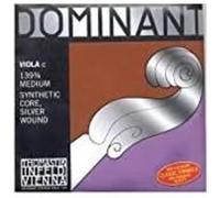 Thomastik Cuerda para Viola 3/4 Dominant - cuerda Do núcleo en nylon entorchado en plata, mediana