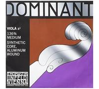 Thomastik Cuerda para Viola 3/4 Dominant - cuerda La núcleo en nylon entorchado aluminio, mediana