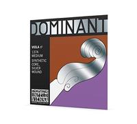 Thomastik Cuerda para Viola 4/4 Dominant - cuerda Re núcleo en nylon entorchado en plata, mediana