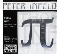 Thomastik Cuerda para viola 4/4 Peter Infeld - cuerda Do núcleo sintético, entrochado plata, mediana