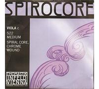 Thomastik Cuerda para Viola 4/4 Spirocore - cuerda Do núcleo en espiral entorchada acero cromo, mediana