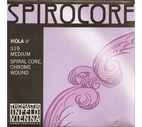 Thomastik Cuerda para Viola 4/4 Spirocore - cuerda Re núcleo en espiral entorchada acero cromo, mediana