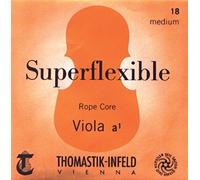 Thomastik Cuerda para Viola 4/4 Superflexible - cuerda La núcleo de acero, entorchado cromo, blanda