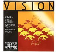 Thomastik Cuerda para violín 1/16 Vision - cuerda La núcleo sintético, entorchado aluminio, medio