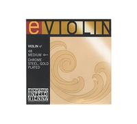 Thomastik Cuerda para violín 4/4 cuerda Mi especial acero cromo con dorado de 48 quilates, mediana - para experimentadores