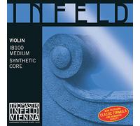 Thomastik Cuerda para violín 4/4 Infeld "Azul" - cuerda Re núcleo híbrida, Hydonalium entorchado