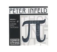 Thomastik Cuerda para violín 4/4 Peter Infeld - cuerda Mi acero cromado, latón plateado, medio