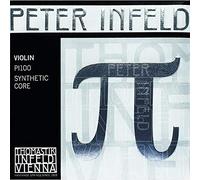 Thomastik Cuerda para violín 4/4 Peter Infeld - cuerda Sol núcleo sintético, entorchado plata, medio