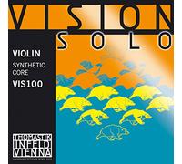 Thomastik Cuerda para violín 4/4 Vision Solo - cuerda Mi de varias cpas de acero estañado, medio, bola extraible