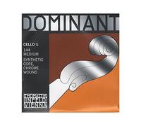 Thomastik Cuerda para Violonchelo 4/4 Dominant - cuerda Sol núcleo de nylon, entorchado de cromo, medio
