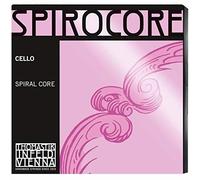 Thomastik Cuerda para Violonchelo 4/4 Spirocore - cuerda Do núcleo flexible en espiral, entorchado plata, pesado