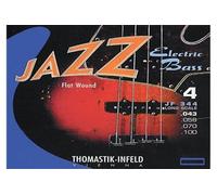 Thomastik cuerda Re .056 núcleo redondo de acero, entorchado plano de níquel escala corta 32" JF32056 para bajo eléctrico Jazz juego JF324