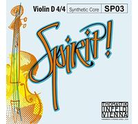Thomastik cuerda suelta para 4/4 violín spirit. - cuerda re núcleo sintético, entorchado de aluminio.