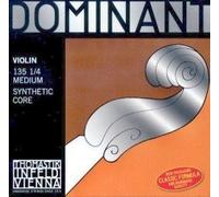 Thomastik Cuerdas de violín 135 1/4 tamaño mediano sintético Core