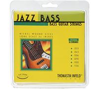 Thomastik Cuerdas para Bajo Eléctrico Jazz Bass Serie niquel entorchado plano juego 6 cuerdas JF346 escala larga 34"