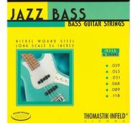 Thomastik Cuerdas para Bajo Eléctrico Jazz Bass Serie niquel entorchado redondo de niquel sobre núcleo redondo JR346 juego 6 cuerdas escala larga 34"