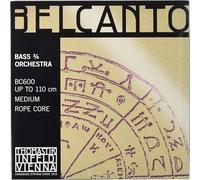 Thomastik Cuerdas para Contrabajo Belcanto Rope Core afinación Orquesta juego 3/4 mediana para escala 1040-1060 mm / 41-41.7"