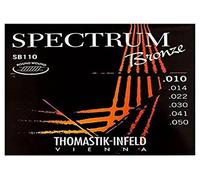 Thomastik Cuerdas para guitarra acústica Spectrum Bronze SB110 sin níquel extra ligero .010-.050