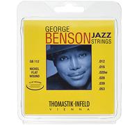 Thomastik Cuerdas para Guitarra Eléctrica George Benson Jazz Guitar juego GB112 Medium Light niquel entorchado plano .012 -.053