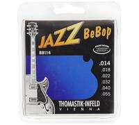 Thomastik Cuerdas para Guitarra Eléctrica Jazz BeBop niquel Round Wound juego BB114 Medium .014-.055