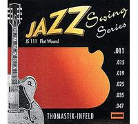 Thomastik-Infeld Cuerdas para guitarra eléctrica Jazz Swing JS111 niquel Flat-Wound Light .011-.047w