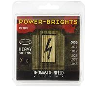 Thomastik Cuerdas para Guitarra Eléctrica Power Brights Series Heavy Bottom juego RP109 Light .009-.046w